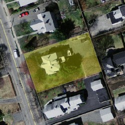 38 Elm St, Newton MA 02465-1806 aerial view