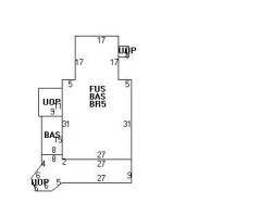31 Cornell St, Newton MA  02462-1107 floor plan