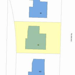 99 Oxford Rd, Newton MA 02459-2408 plot plan