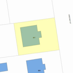 907 Chestnut St, Newton MA 02468-2334 plot plan