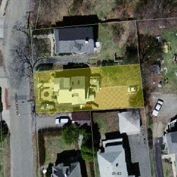 120 Crescent St, Newton MA 02466-2510 aerial view