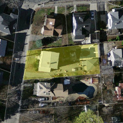 10 Emerson St, Newton MA 02458-1605 aerial view