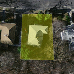 93 Ripley St, Newton MA 02459-2210 aerial view