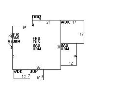 1057 Walnut St, Newton MA  02461-1140 floor plan