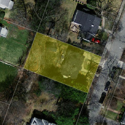 29 Carver Rd, Newton MA 02461-1007 aerial view