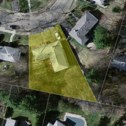 123 Truman Rd, Newton MA 02459-2640 aerial view