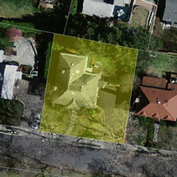 81 Montrose St, Newton MA 02458-2726 aerial view