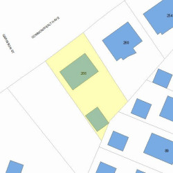 266 Commonwealth Ave, Newton MA 02459 plot plan