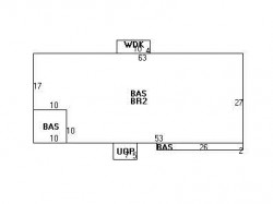 76 Brandeis Rd, Newton MA  02459-2743 floor plan