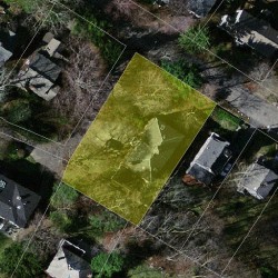 74 Warren St, Newton MA 02459-2360 aerial view