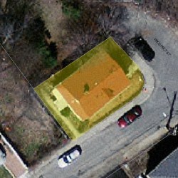 3 Prospect St, Newton MA  02465-2214 aerial view