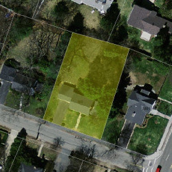 160 Aspen Ave, Newton MA 02466-3018 aerial view