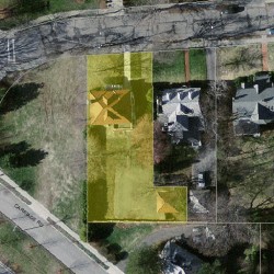 556 Ward St, Newton MA 02459-1136 aerial view