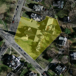 76 Eldredge St, Newton MA 02458-2098 aerial view