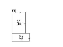 201 Adams St, Newton MA  02458-1244 floor plan