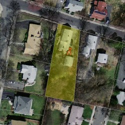 62 Cherry Pl, Newton MA 02465-1506 aerial view
