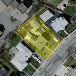 191 Linwood Ave, Newton MA 02460-1431 aerial view