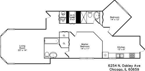 2301 Rosemont Ave, Chicago IL  60659-2249 exterior