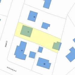 10 Bemis St, Newton MA  02460-1103 plot plan
