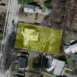 596 Grove St, Newton MA 02462-1317 aerial view