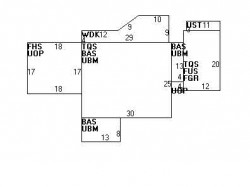 29 Buswell Park, Newton MA 02458-2304 floor plan