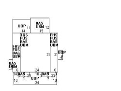 85 Homer St, Newton MA 02459-1512 floor plan