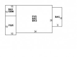 18 Garner St, Newton MA 02459-1610 floor plan