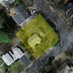 80 Crehore Dr, Newton MA 02462-1114 aerial view