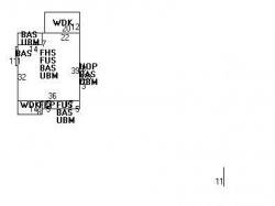 37 Clark St, Newton MA  02459-2425 floor plan