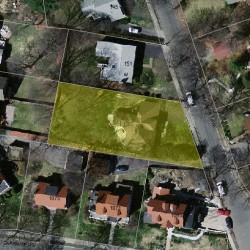159 Beaumont Ave, Newton MA 02460-2315 aerial view