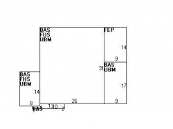 52 Larchmont Ave, Newton MA 02468-2031 floor plan