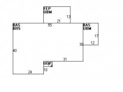 21 Deborah Rd, Newton MA 02459-2837 floor plan