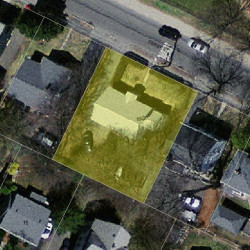 164 Derby St, Newton MA 02465-1560 aerial view