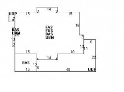 64 Fairmont Ave, Newton MA  02458-2506 floor plan