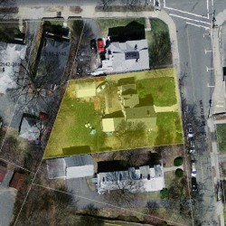 261 Melrose St, Newton MA 02466-1917 aerial view