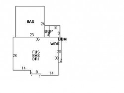 63 Montrose St, Newton MA 02458-2726 floor plan