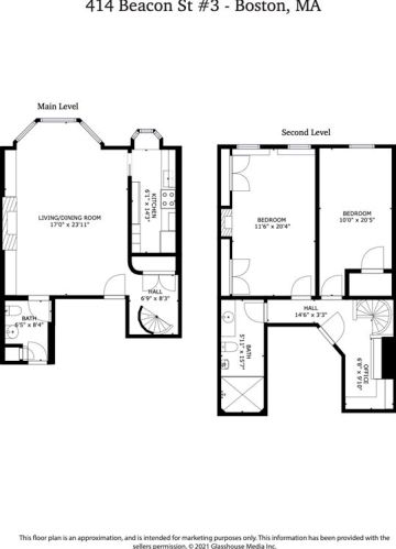 414 Beacon St, Boston MA exterior