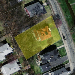 353 Albemarle Rd, Newton MA  02460-1358 aerial view