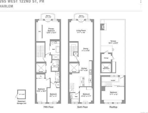 265 122nd St, New York NY  10027-5410 exterior