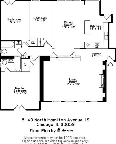 6140 Hamilton Ave, Chicago IL  60659-4227 exterior