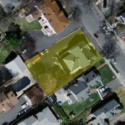 53 Eddy St, Newton MA 02465-2132 aerial view