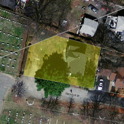 9 Decatur St, Newton MA  02460-1001 aerial view