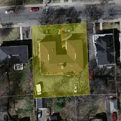 80 Madison Ave, Newton MA 02460-1956 aerial view
