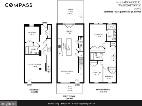 1427 Parkwood Pl, Washington DC  20010-3218 exterior