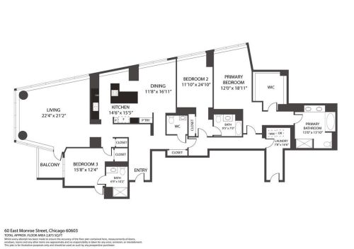 60 Monroe St, Chicago IL  60603-2758 exterior