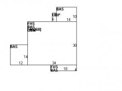 22 Rosalie Rd, Newton MA  02459-3131 floor plan
