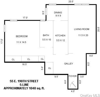 55 190th St, Bronx NY 10468-4504 exterior