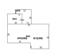 8 Helene Rd, Newton MA  02468-1025 floor plan