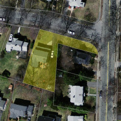 10 Farmington Rd, Newton MA 02465-1107 aerial view