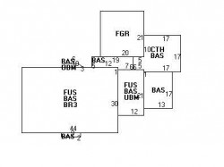 121 Highland St, Newton MA 02465-2430 floor plan